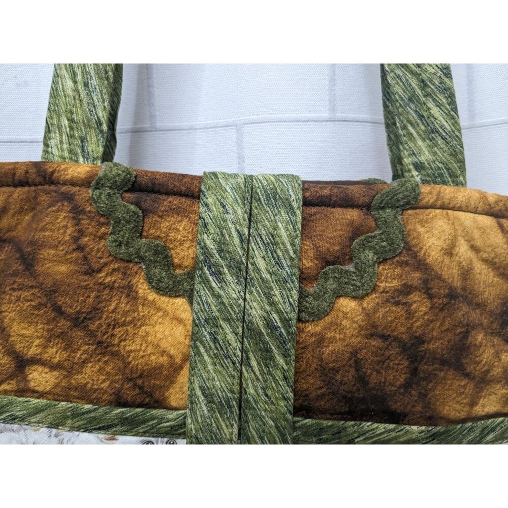 BagsByBonnie Quilted Purse w/White Kitties Cats NWOT Shoulder Bag Whimsical - Picture 4 of 16